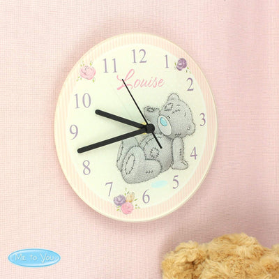 Personalised Memento Clocks & Watches Personalised Me To You Glass Clock