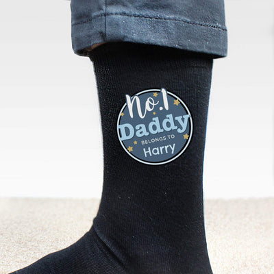 Personalised Memento Clothing Personalised No.1 Men's Socks