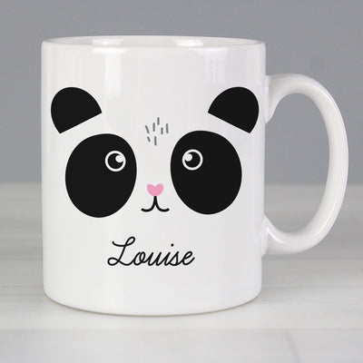 Personalised Memento Mugs Personalised Cute Panda Face Mug