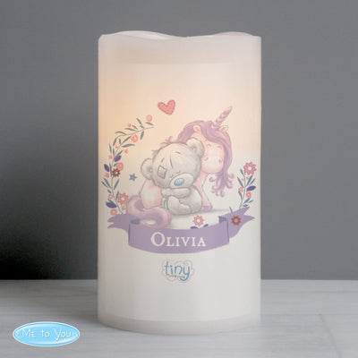 Personalised Memento LED Lights, Candles & Decorations Personalised Tiny Tatty Teddy Unicorn Nightlight LED Candle