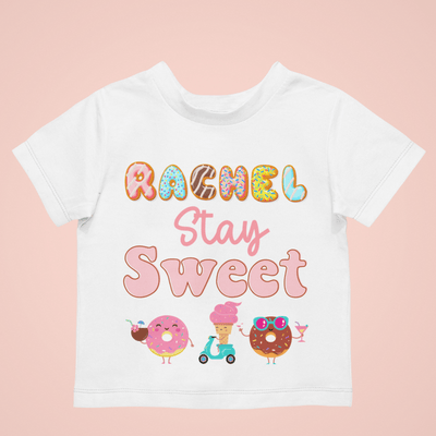 The Little Personal Shop Personalised Stay Sweet T-Shirt