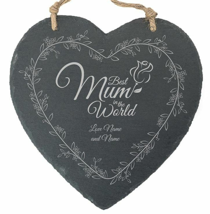Personalised Engraved Slate Memo Board for Mum