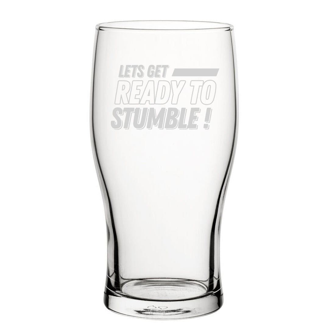 Engraved Tulip Pint Glass – Let&