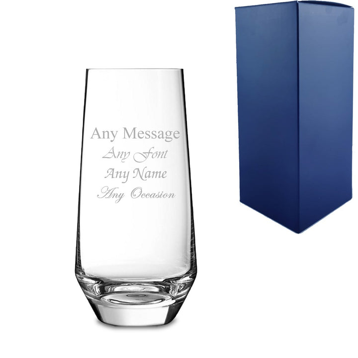 Personalised Engraved 16oz Lima Hiball Glass in Gift Box