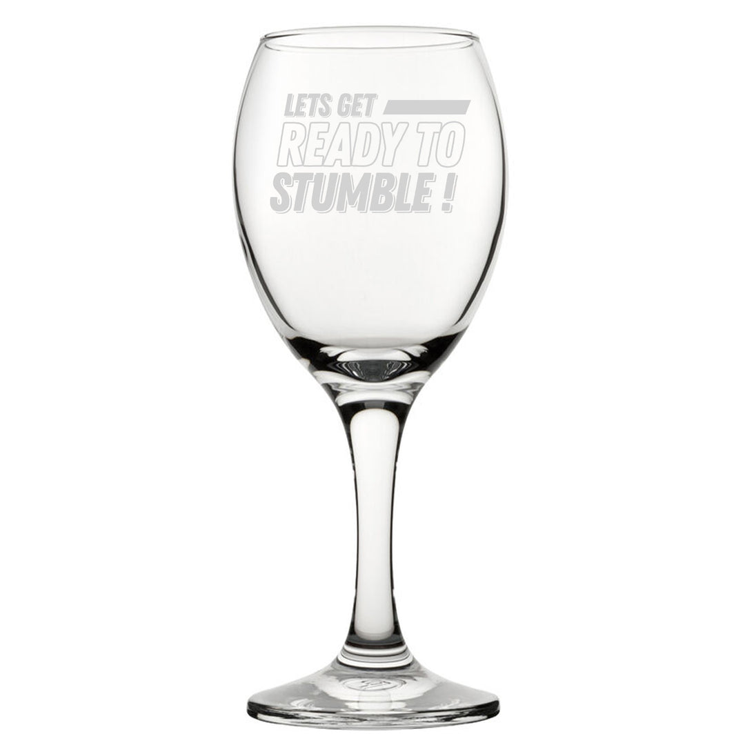 Engraved Novelty Wine Glass – Let&