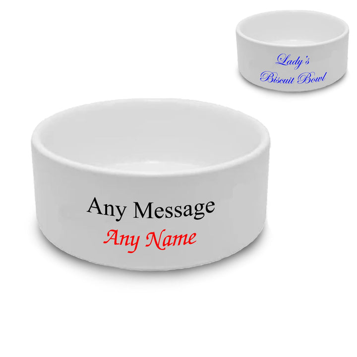 Personalised Cat Bowl with Name