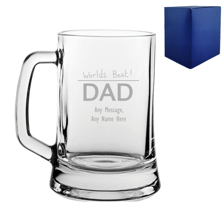 Personalised Father’s Day Beer Mug in Gift Box