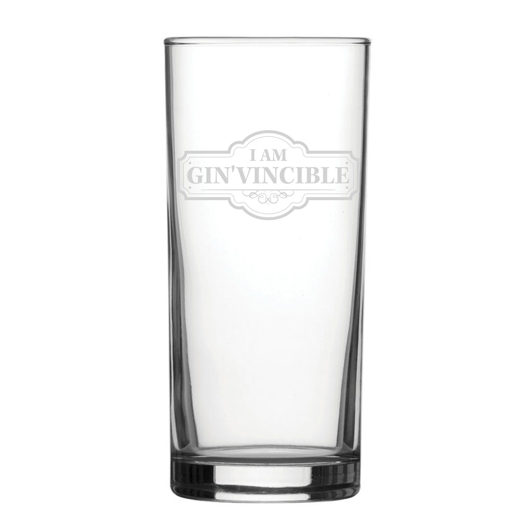 Engraved HiBall Glass - I Am Gin&