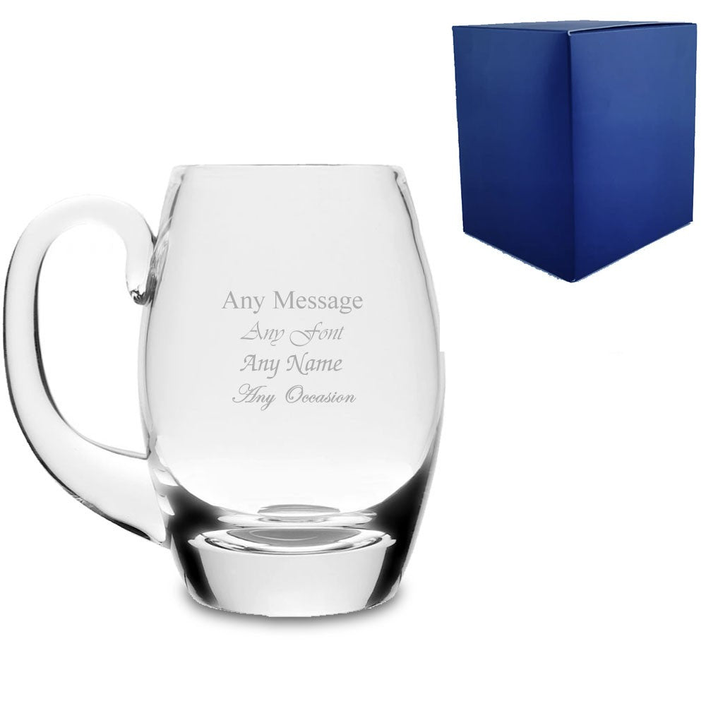 Engraved 30oz Handmade Barrel Tankard with Gift Box