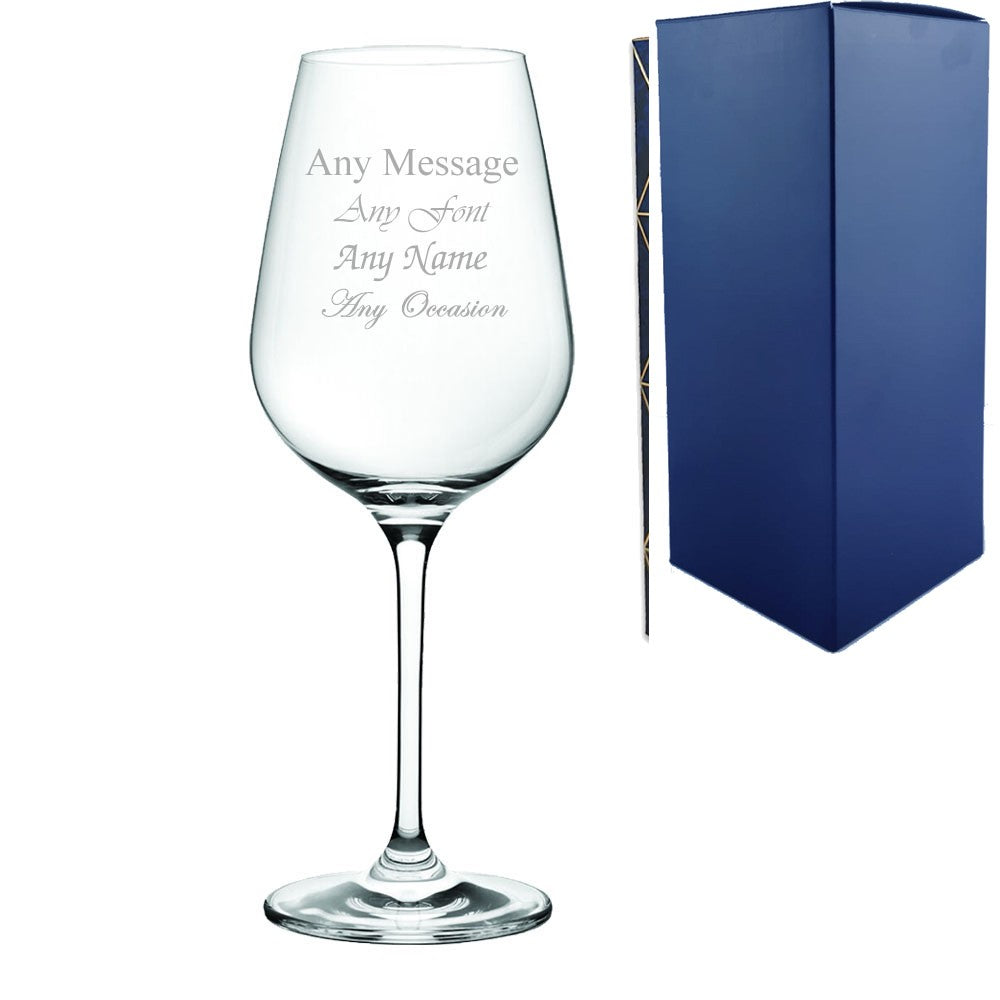 Personalised Invitation Wine Glass (15oz) with Gift Box