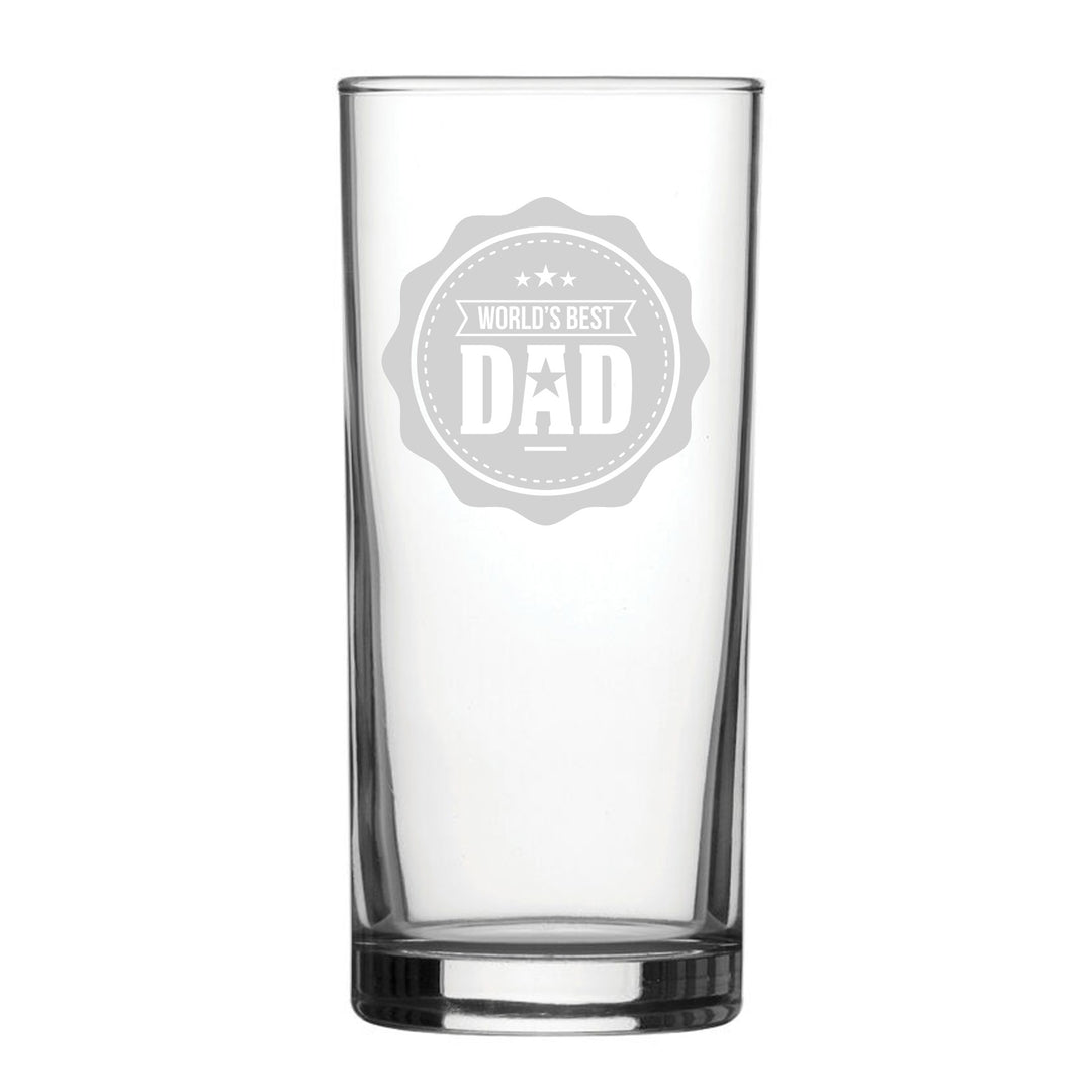 Engraved HiBall Glass – World&