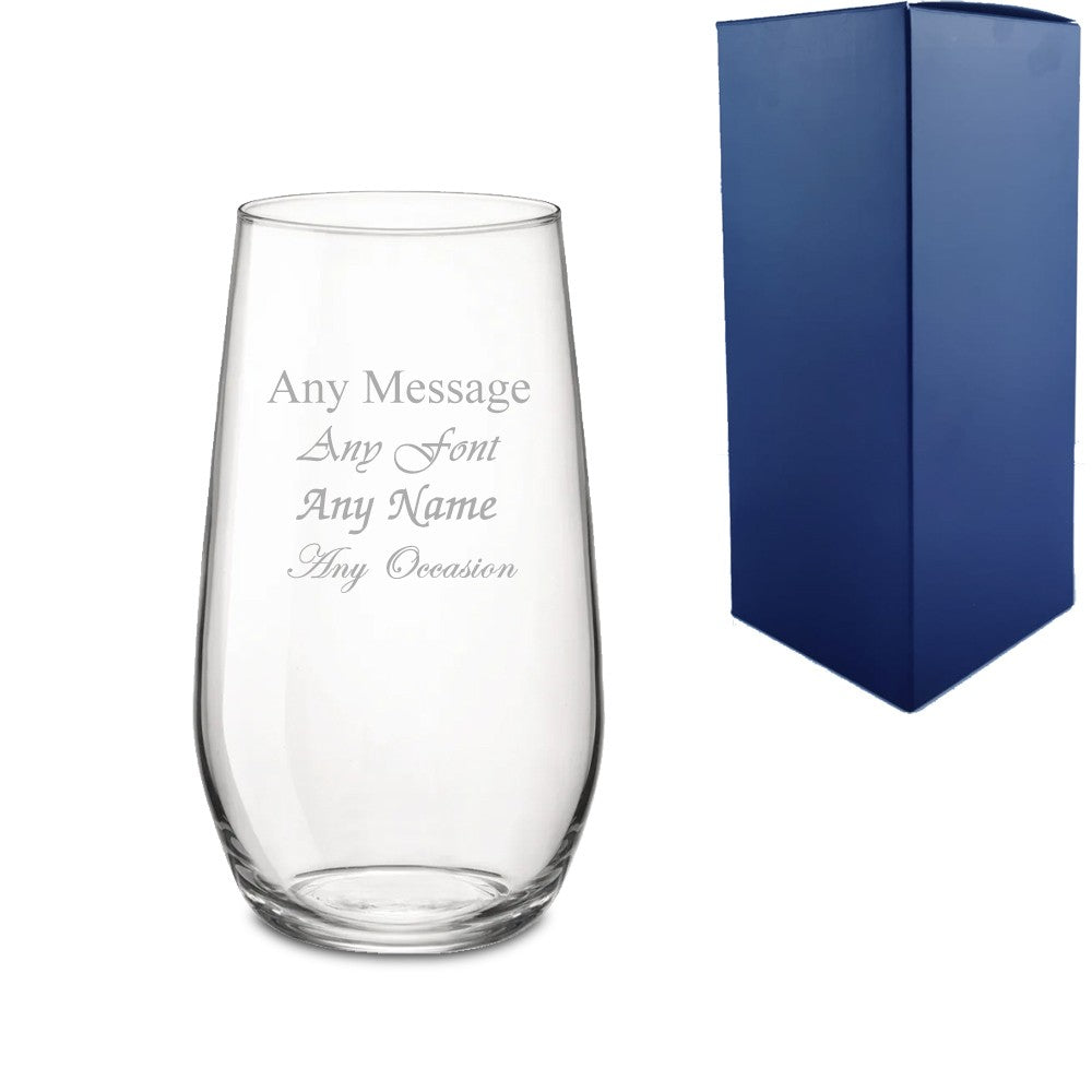Personalised Infinity Highball Glass 390ml with Gift Box