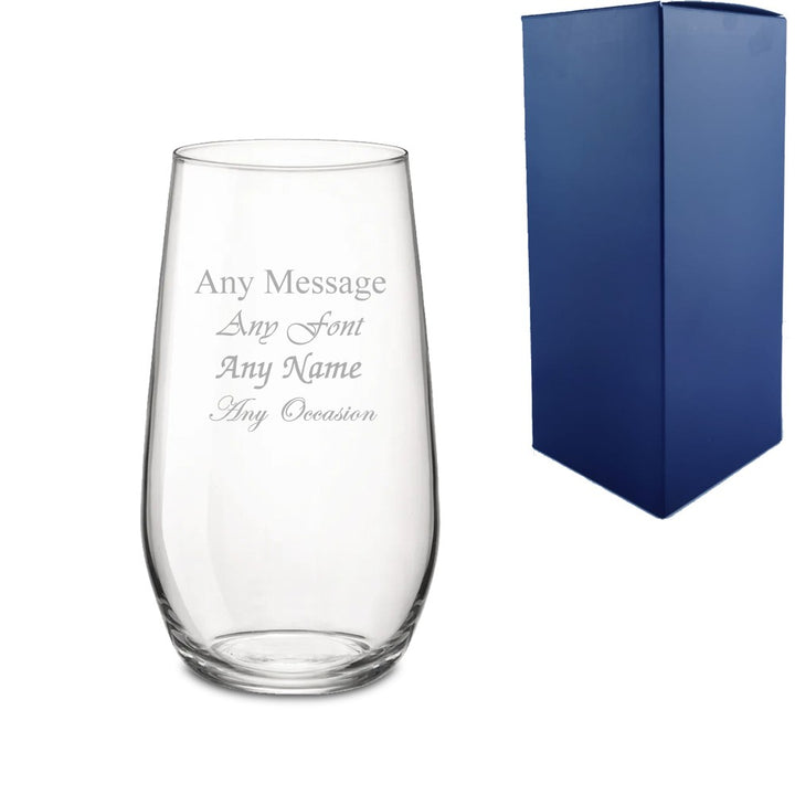 Personalised Infinity Highball Glass 390ml with Gift Box