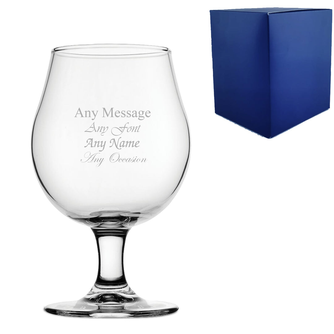 Draft Stemmed Beer Glass 480ml in Gift Box