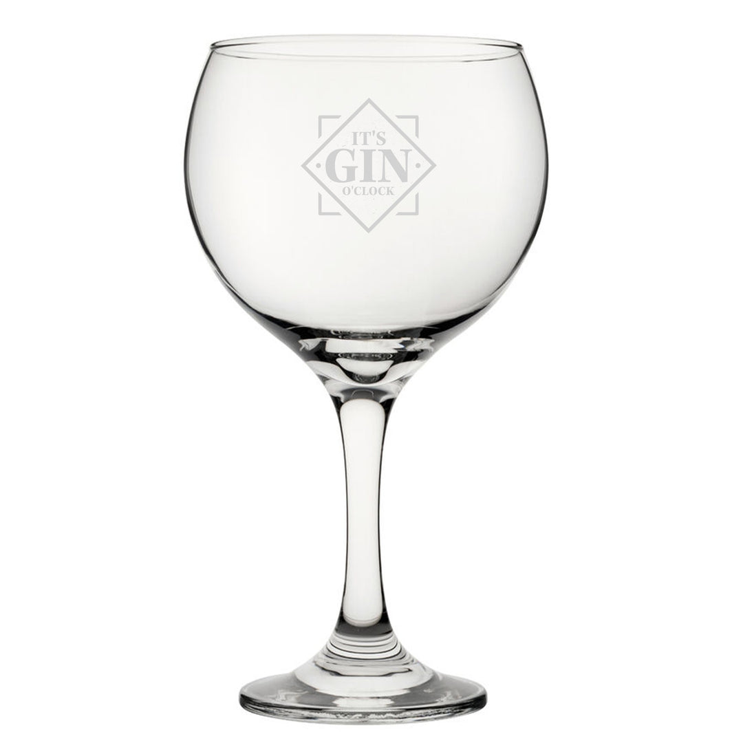 Engraved Gin Balloon Glass - It&