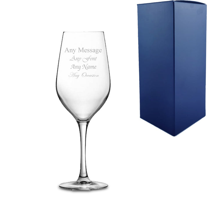Personalised Mineral Wine Glass 9oz