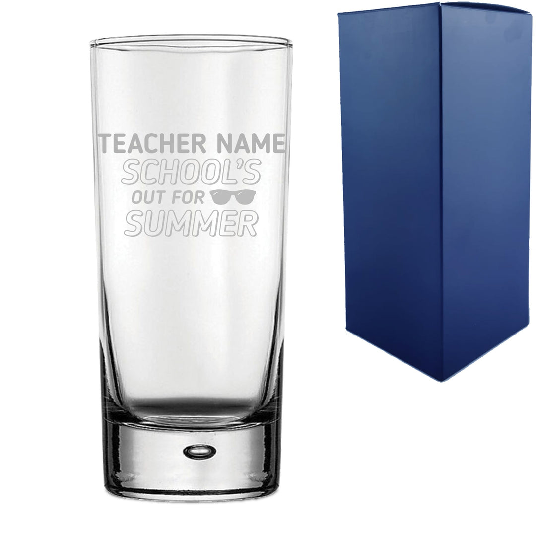 Personalised Teacher Hiball Glass - School&