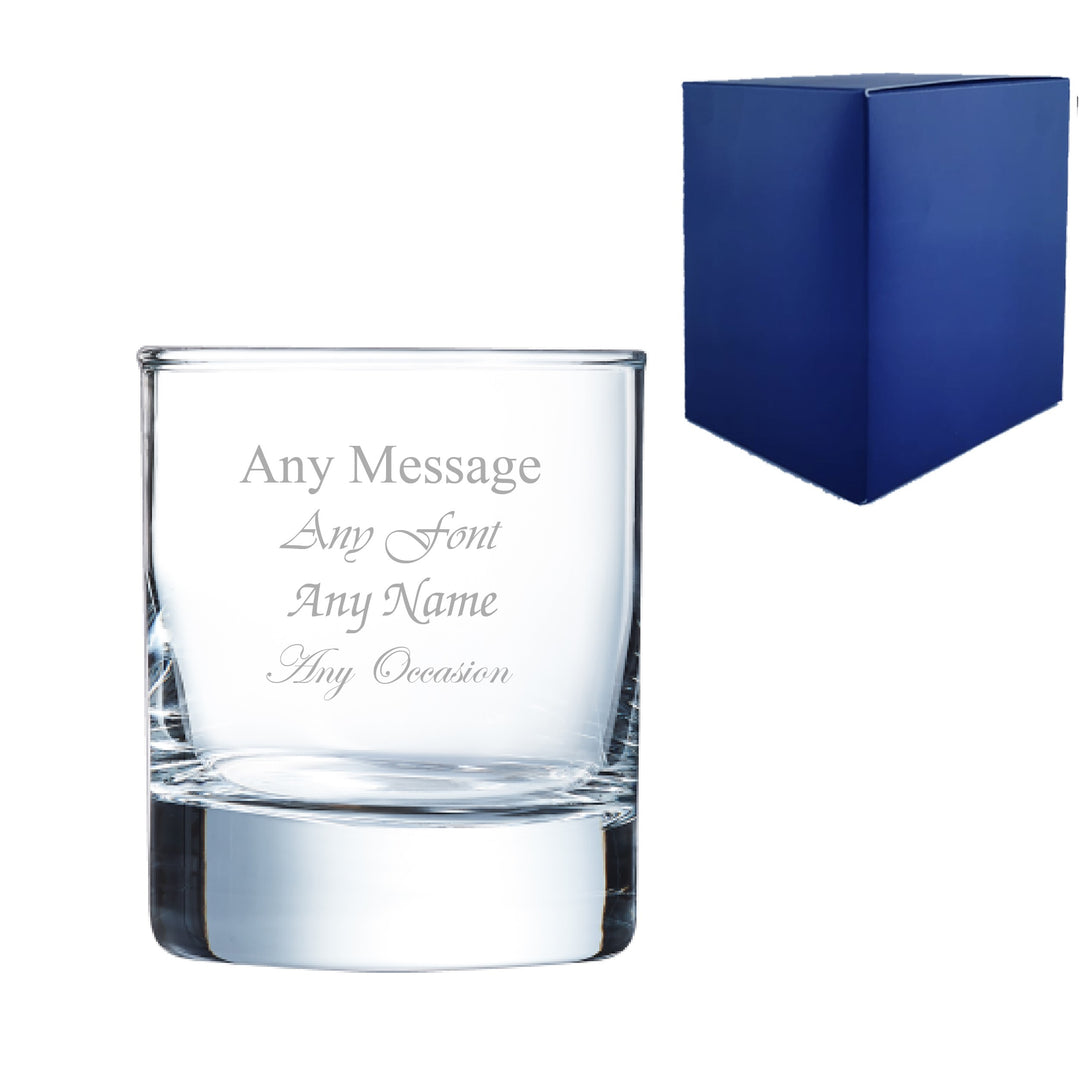 Personalised Engraved Whiskey Glass 200ml