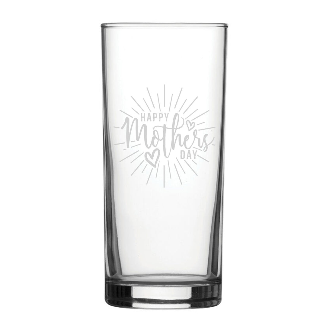 Engraved Hiball Glass - Happy Mother&
