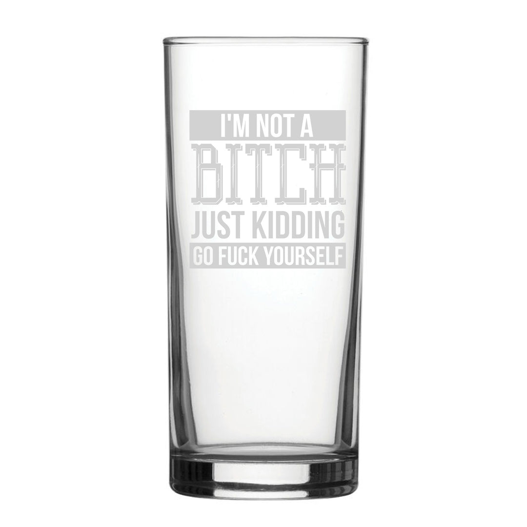 Engraved Novelty Hiball Glass – I&