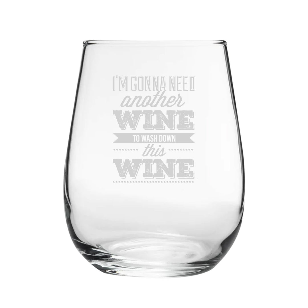 Engraved Stemless Wine Tumbler – I&