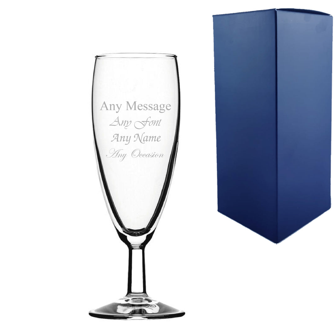 Personalised Engraved Sherry Glass 162ml with Message