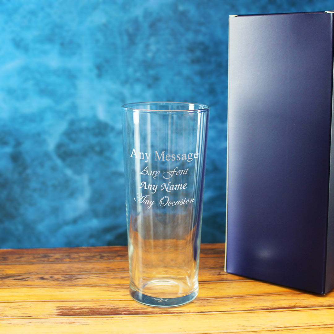 Personalised Senator Pint Glass with Gift Box