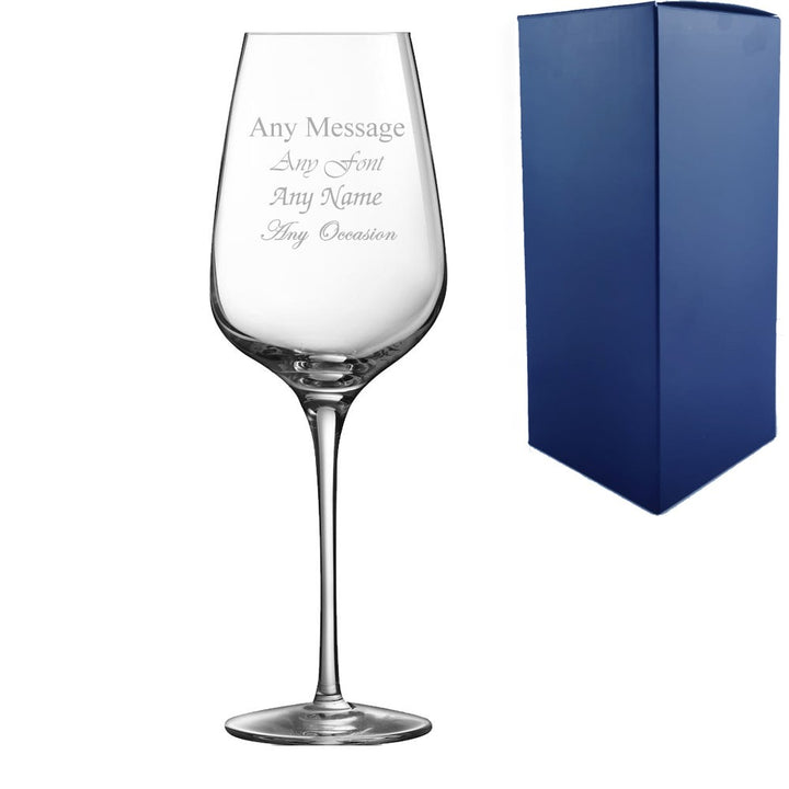Personalised Engraved 12oz Wine Glass