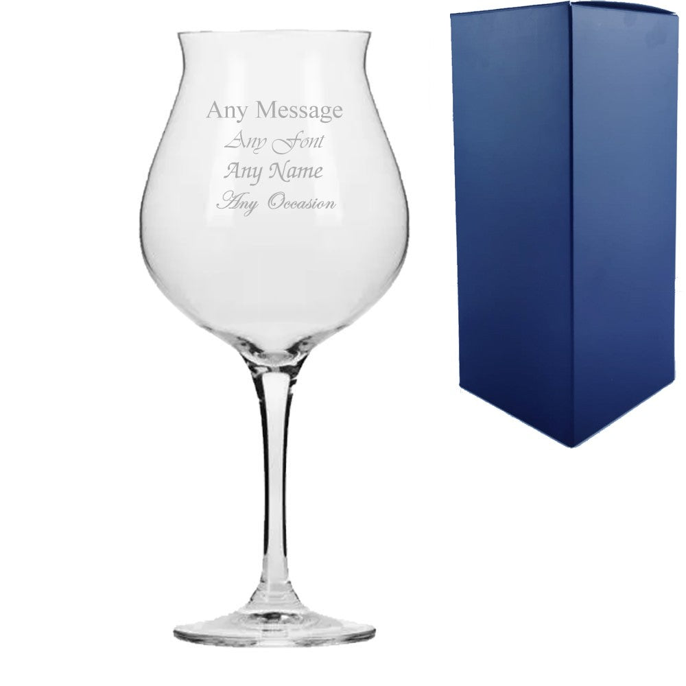 Personalised Infinity Cocktail Glass Gift Box 760ml
