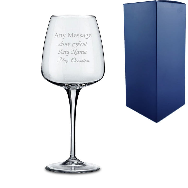 Personalised Engraved Aurum 520ml White Wine Glass &amp; Gift Box