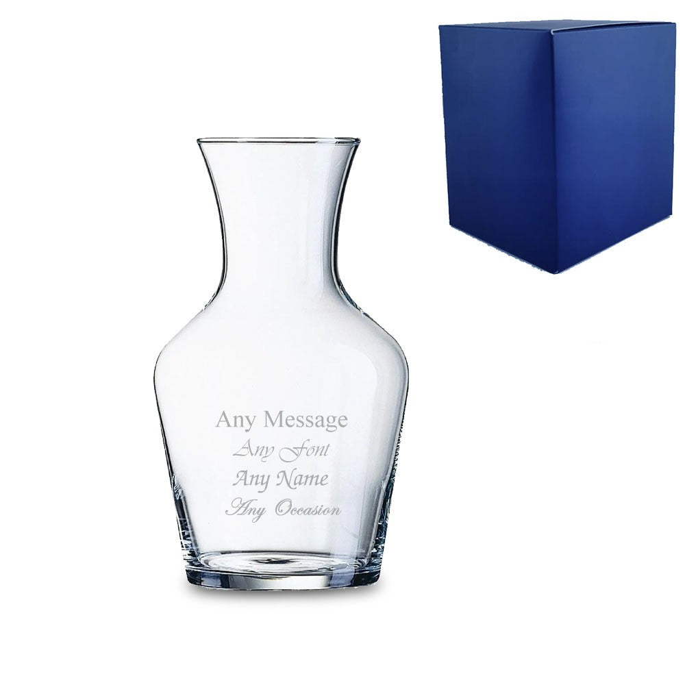 Personalised 250ml À Vin Carafe or Vase