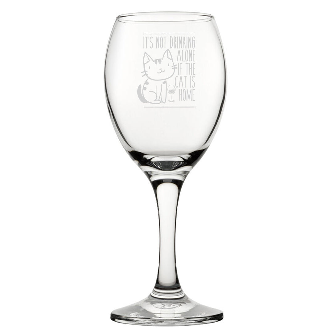 Engraved Cat Wine Glass - It&