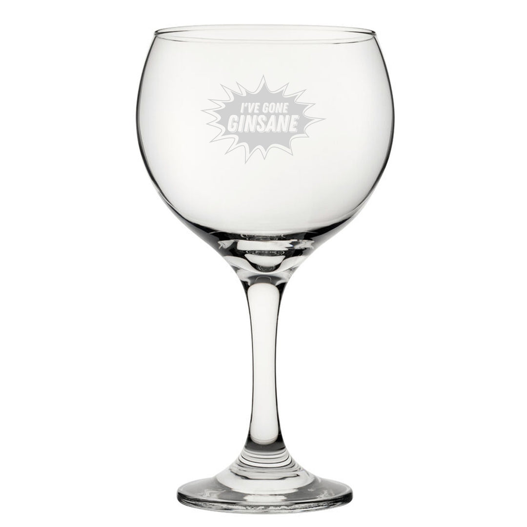 Engraved Gin Balloon Glass - I&