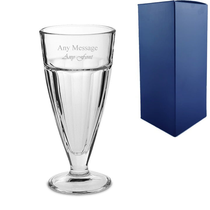 Personalised Knickerbocker Glory Sundae Glass in Gift Box