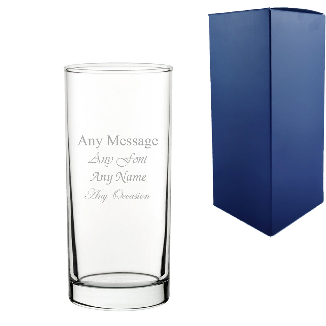 Personalised Engraved 10oz Wine Glass with Any Message