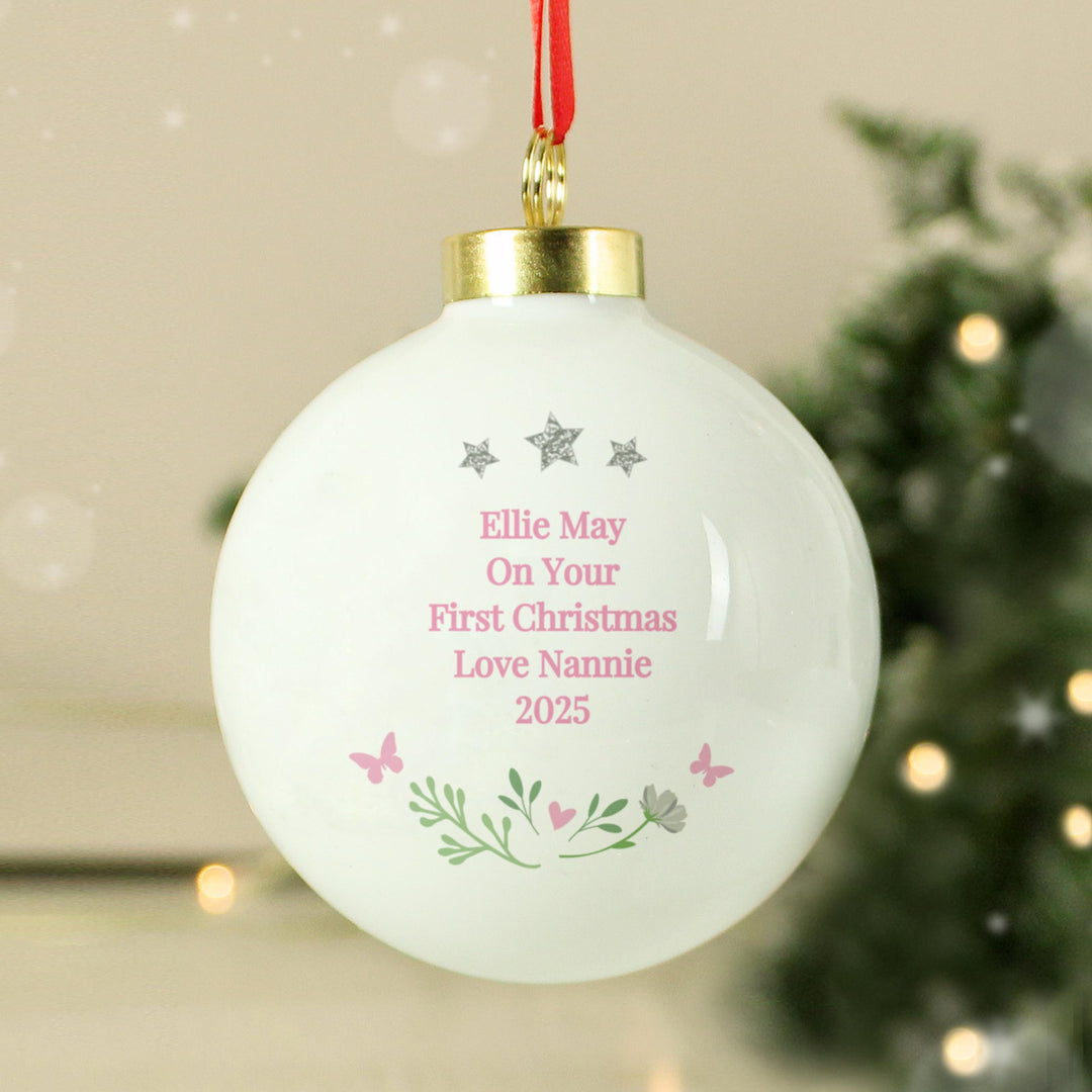 Personalised Fairy Princess Bauble – alternative view