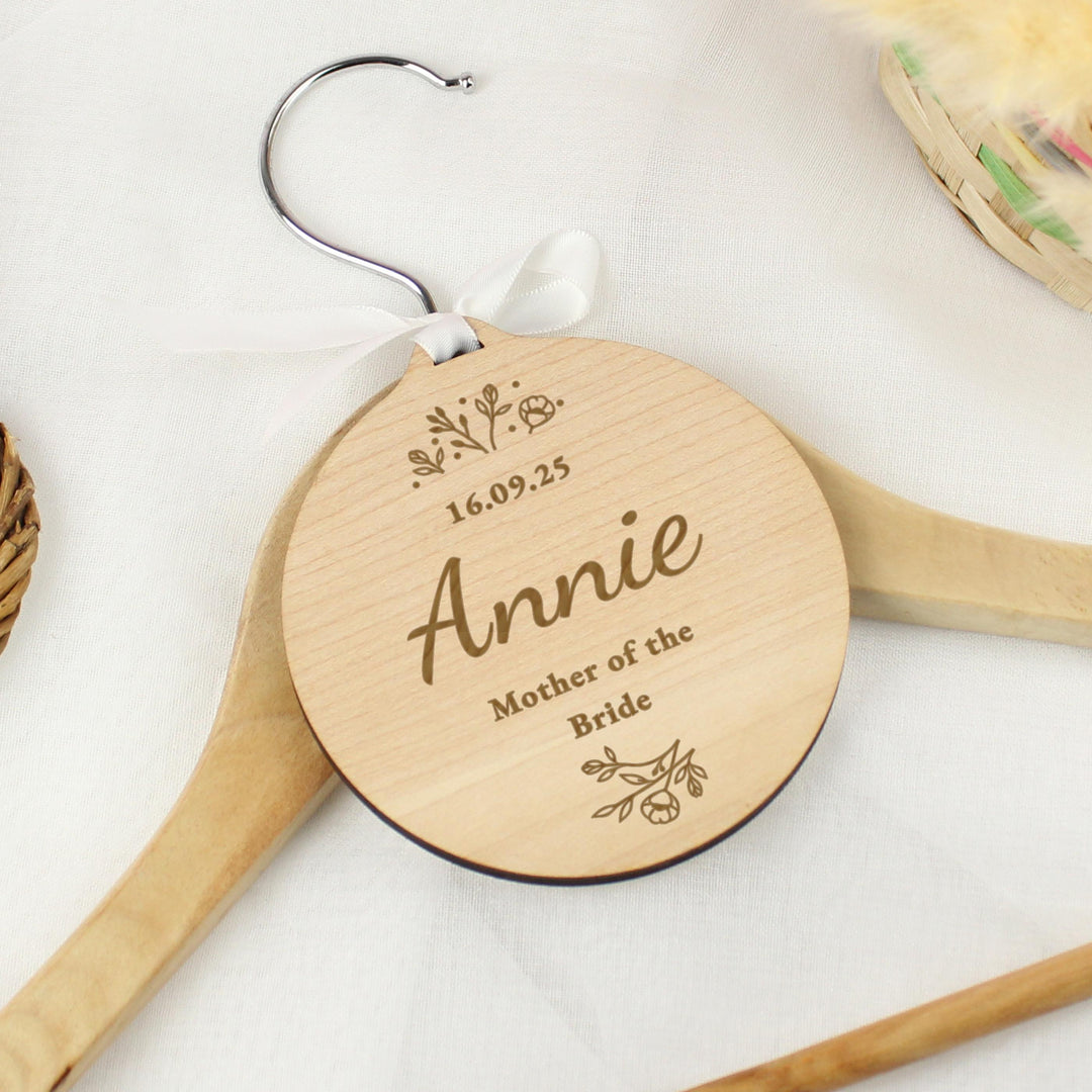 Personalised Wedding Party Wooden Tag – alternative view