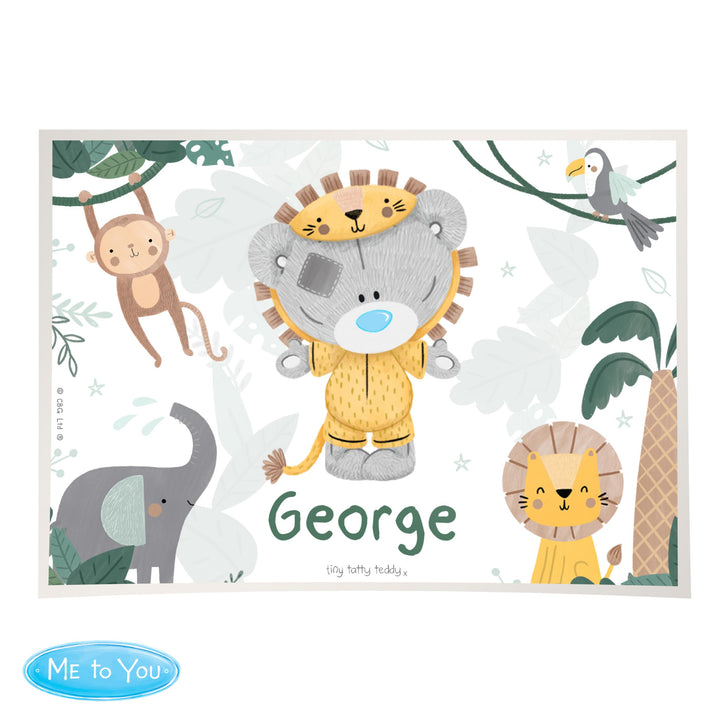 Personalised Tiny Tatty Teddy Jungle Animals Placemat – alternative view