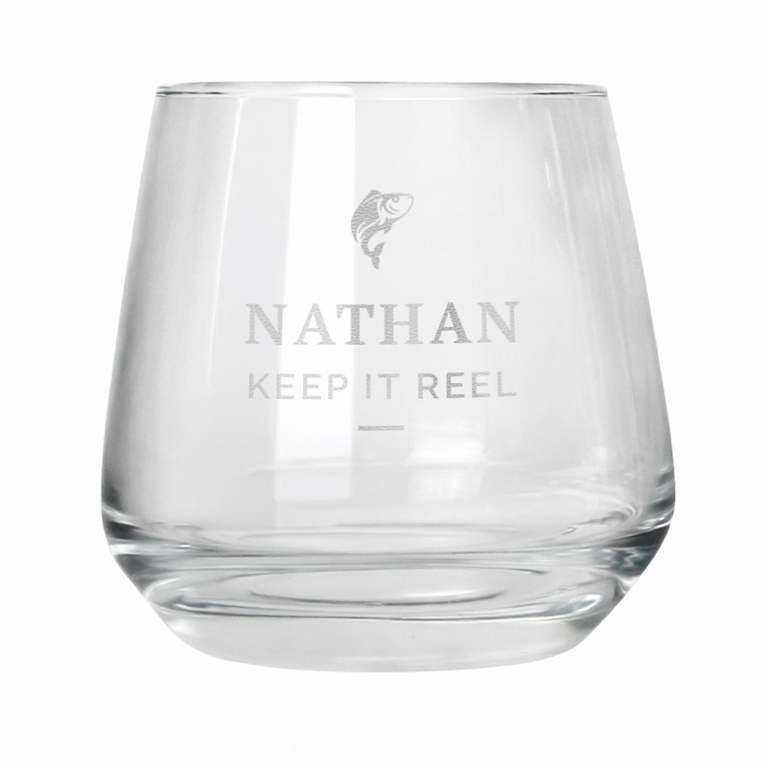 Personalised Fishing Motif Tumbler, The Personal Shop, personalised gifts