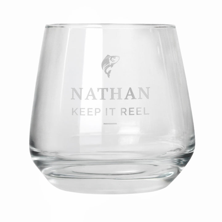Personalised Fishing Motif Tumbler, The Personal Shop, personalised gifts