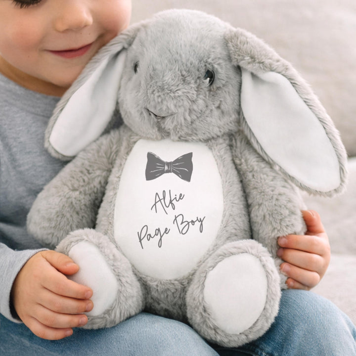 Personalised Page Boy Bunny, The Personal Shop, personalised gifts