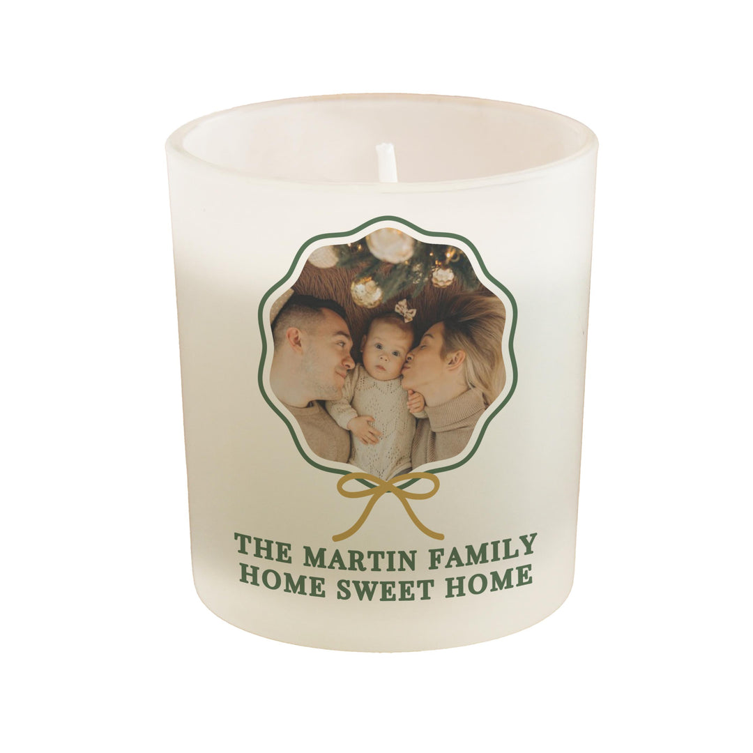 Personalised Photo Jar Candle with Message, The Personal Shop, personalised gifts