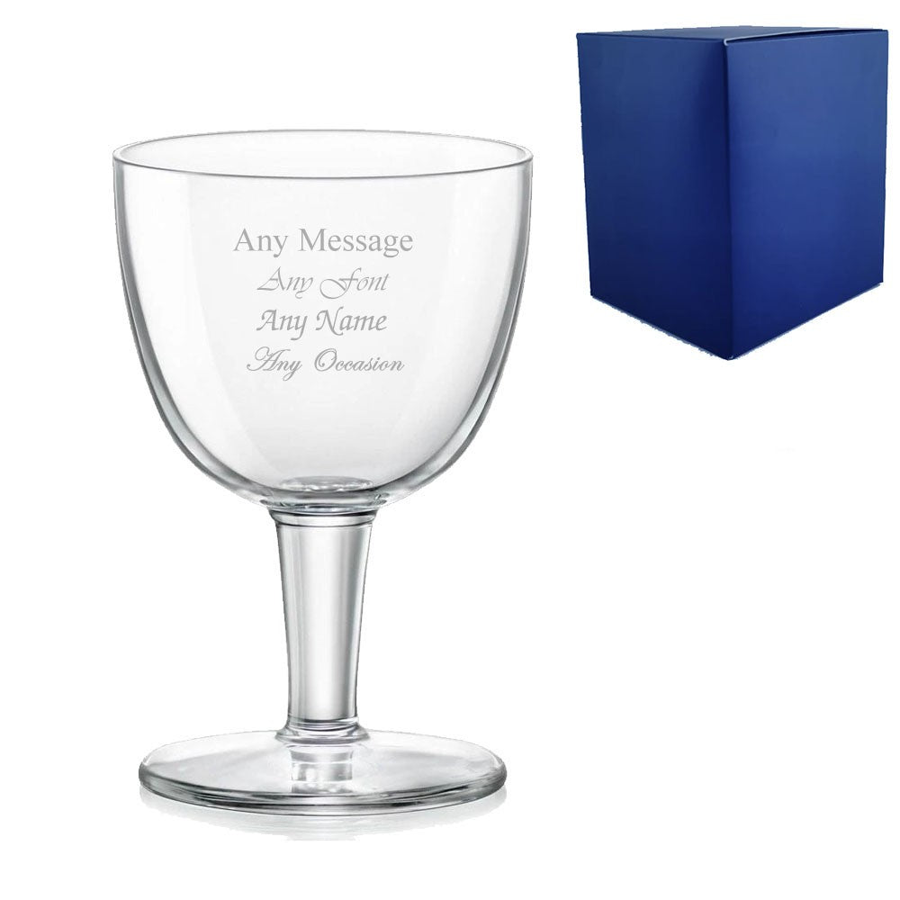 Personalised Stemmed Abbey Beer Glass 15oz with Gift Box