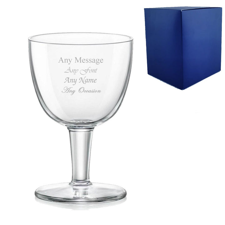 Personalised Stemmed Abbey Beer Glass 15oz with Gift Box