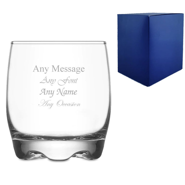 Personalised Engraved Adora Whisky Glass 290ml with Gift Box