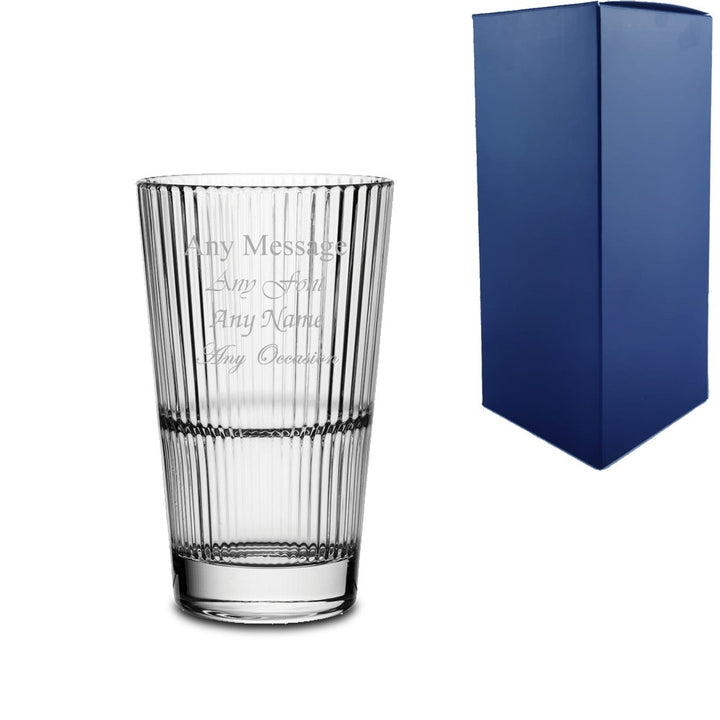 Personalised Engraved Hiball Glass with Message