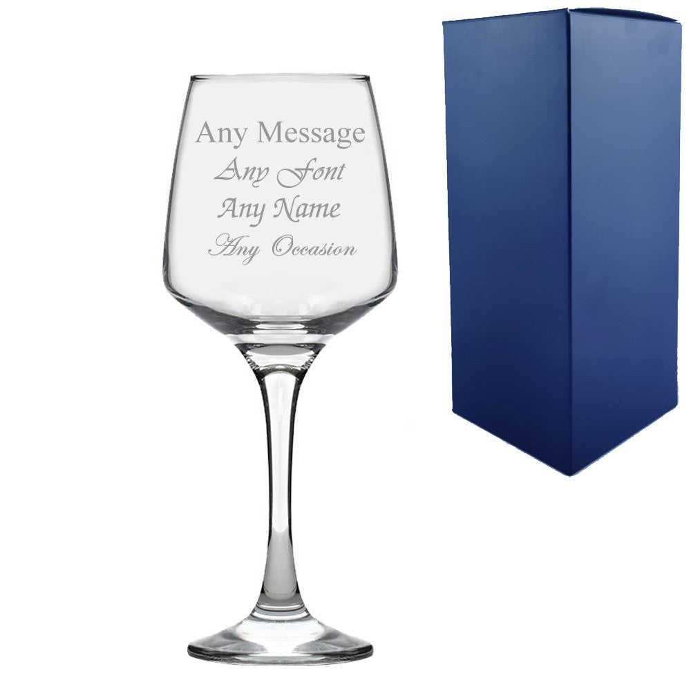 Personalised Engraved 14oz Tallo Red Wine Glass