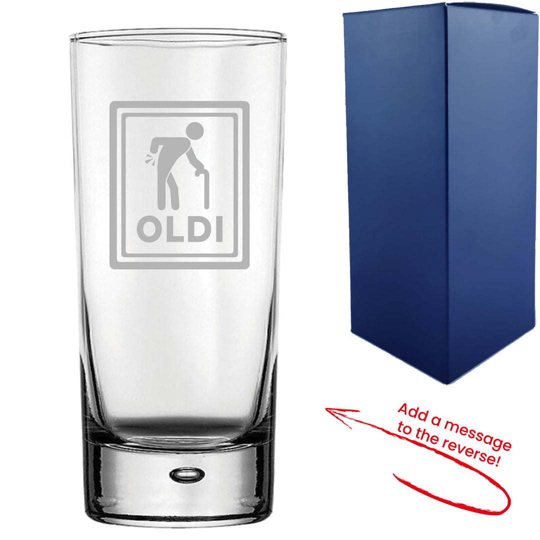 Personalised Oldi Engraved Hiball Tumbler