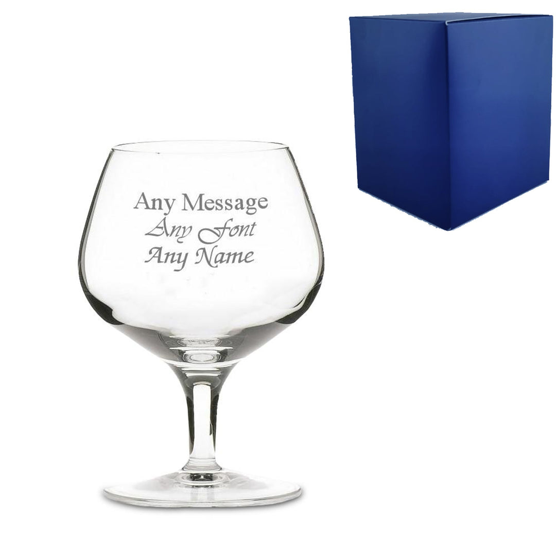 Personalised 230ml Napoleon Brandy Glass with Gift Box