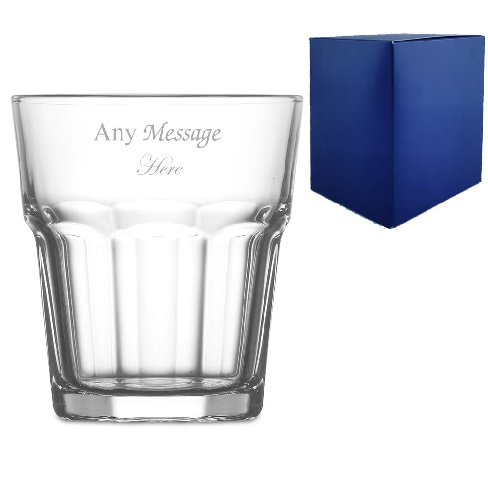 Personalised 305ml Aras Hiball Whisky Glass in Gift Box